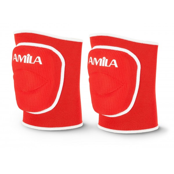 Amila Επιγονατίδα Volley Με Foam Amila Κόκκινη Small (83006)