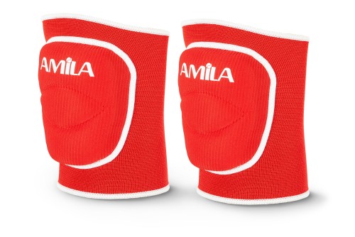 Amila Επιγονατίδα Volley Με Foam Amila Κόκκινη Medium (83007)