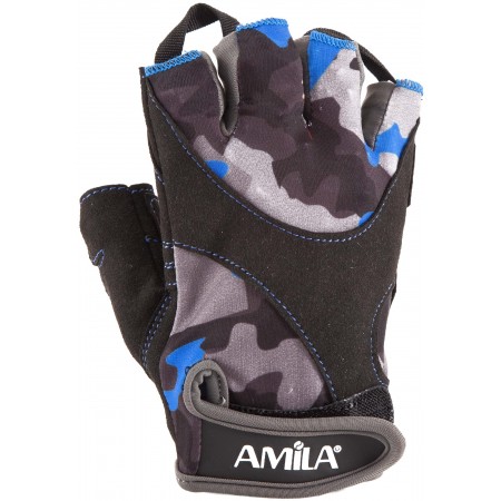 Amila Γάντια ’Ρσης Βαρών Amila Amara Lycra Camoblue S 