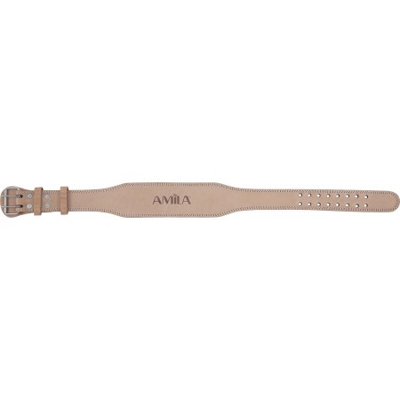 Amila Ζώνη ’Ρσης Βαρών Amila Δερμάτινη Μπεζ A Quality Xl 