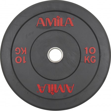 Amila Δίσκος Amila Black R Bumper 50Mm 10Kg 