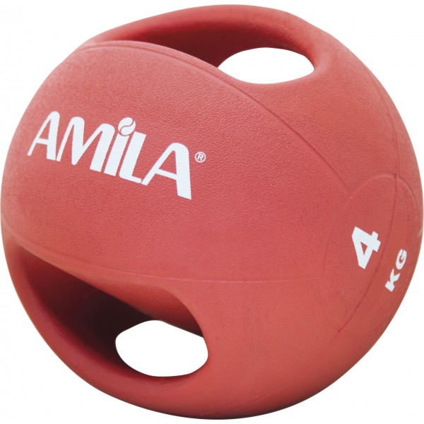 Amila Dual Handle Medicine Ball 4Kg (84677)