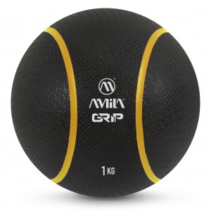Amila Μπάλα Medicine Ball Amila Grip 1Kg (84751)