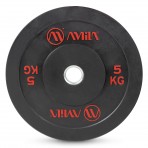 Amila Δίσκος Amila Black R Bumper Slim 50Mm 5Kg (84831)