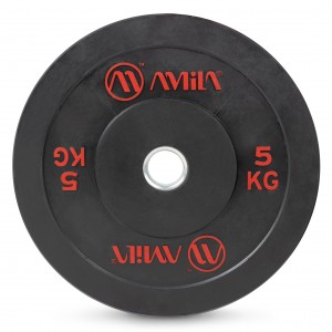 Amila Δίσκος Amila Black R Bumper Slim 50Mm 5Kg (84831)