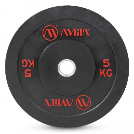 Amila Δίσκος Amila Black R Bumper Slim 50Mm 5Kg 