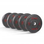 Amila Δίσκος Amila Black R Bumper Slim 50Mm 10Kg (84832)