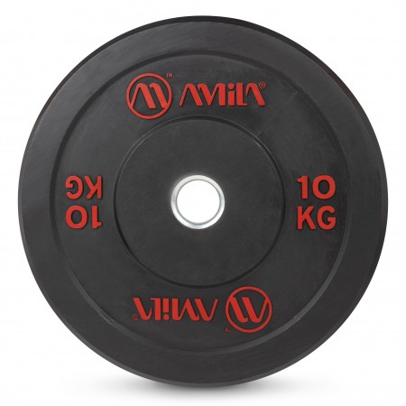 Amila Δίσκος Amila Black R Bumper Slim 50Mm 10Kg 