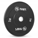 Amila Δίσκος Amila Black W Bumper Slim 50Mm 5Kg (84841)