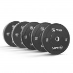 Amila Δίσκος Amila Black W Bumper Slim 50Mm 5Kg (84841)