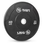 Amila Δίσκος Amila Black W Bumper Slim 50Mm 10Kg (84842)