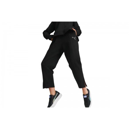 Puma Her High-Waist Pants Παντελόνι Φόρμας Γυναικείο 