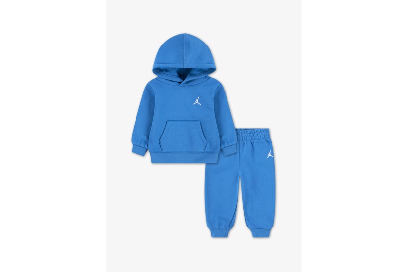 Jordan Brooklyn Fleece Παιδικό Σετ Φούτερ με Κουκούλα - Παντελόνι Φόρμας Ρουά