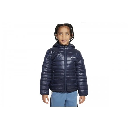 Nike Fill Quilted Παιδικό Μπουφάν Puffer Μπλε Σκούρο