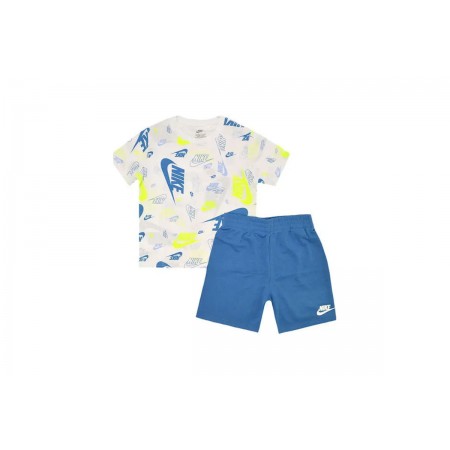 Nike Sportswear Allover Print Σετ T-Shirt Με Σορτς 