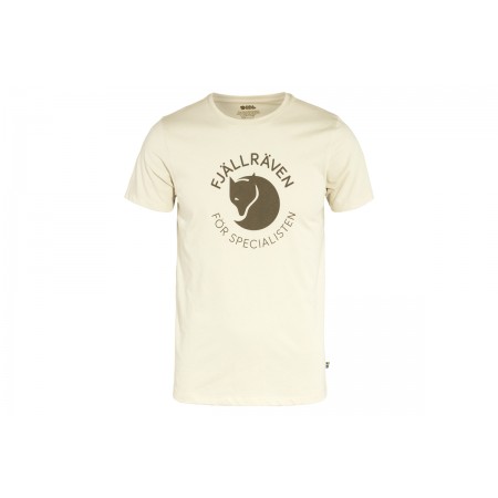 Fjallraven Fox Ανδρικό Κοντομάνικο T-Shirt Εκρού