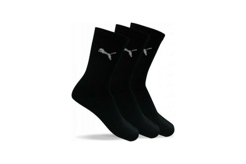 Puma Kάλτσες Μέχρι τη Γάμπα Μαύρες 3 Τεμάχια