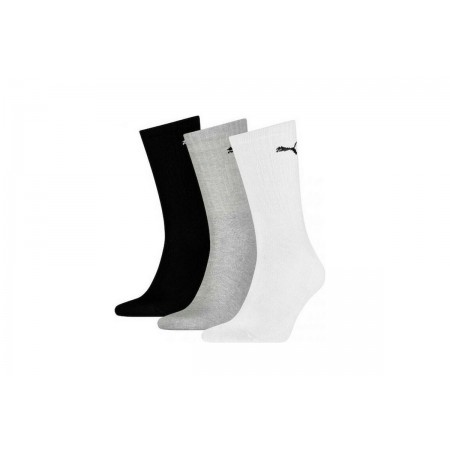 Puma Regular Crew Cushioned Sole Ψηλές Kάλτσες 3 Ζευγάρια 