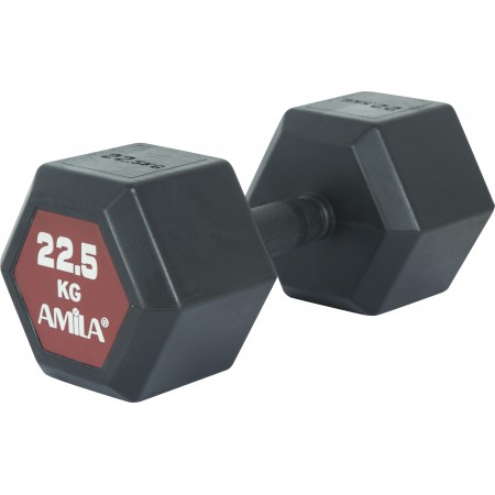 Amila Aλτήρας Εξάγωνος Original Rubber H - 22,5Kg 