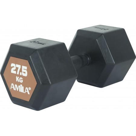 Amila Aλτήρας Εξάγωνος Original Rubber H - 27,5Kg 