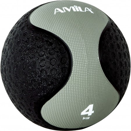 Amila Μπαλα Medicine Ball Rubber 4Kg 