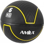 Amila Μπάλα Amila Medicine Ball Hq Rubber 6Kg (90709)