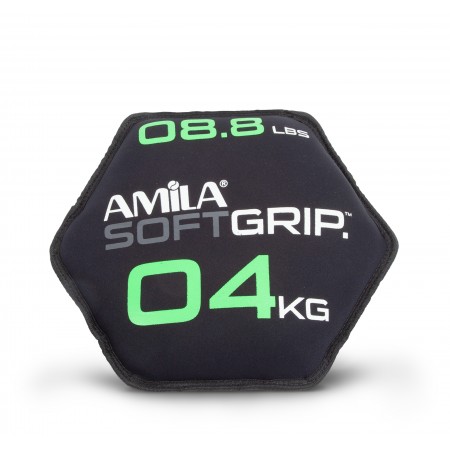 Amila Δίσκος Βαρίδιο Soft Grip 4Kg 