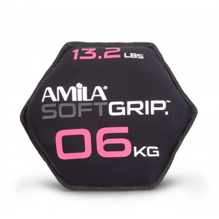 Amila Δίσκος Βαρίδιο Soft Grip 6Kg 