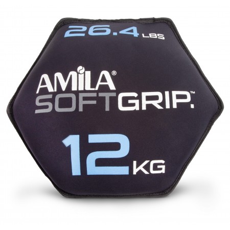 Amila Δίσκος Βαρίδιο Soft Grip 12Kg 