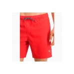 Puma Mid-Length Ανδρικό Μαγιό Σορτς Κόκκινο