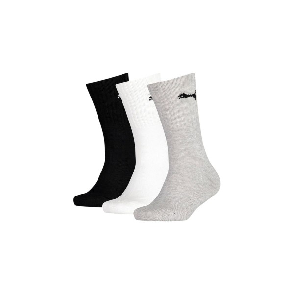 Puma Regular Crew Κάλτσες Ψηλές  3 Ζευγάρια (907958 03)