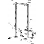 Amila Μηχάνημα Half Rack Amila Hr350 (91206)