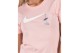 Nike Sportswear Swoosh Shoes Embroidered Γυναικείο Κοντομάνικο T-Shirt Ροζ