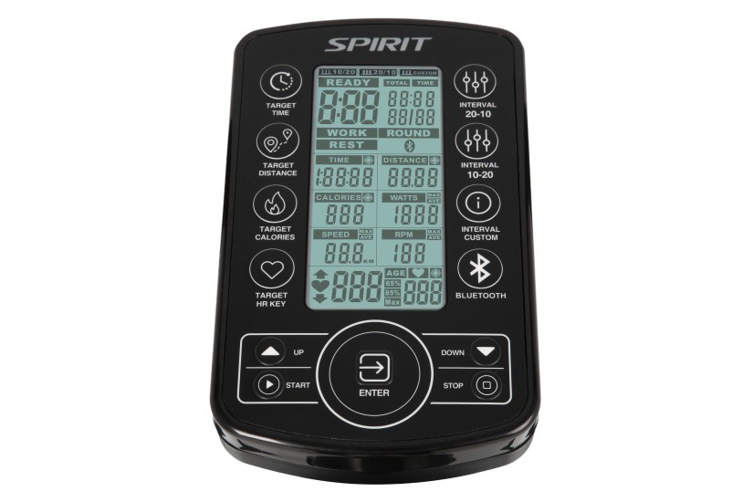 Amila Ποδήλατο Όρθιο Spirit Air Bike Μαύρο, Γαλάζιο