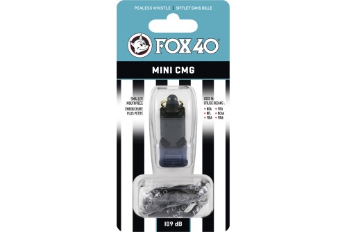 Amila Σφυρίχτρα Fox40 Mini Cmg Official Μαύρη (94010008)