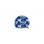 Arena Print Junior Σκουφάκι Κολύμβησης Μπλε, Λευκό, Μαύρο