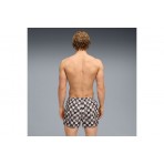 Puma Printed Cat Ανδρικό Μαγιό Σορτς Καφέ, Μαύρο