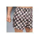 Puma Printed Cat Ανδρικό Μαγιό Σορτς Καφέ, Μαύρο