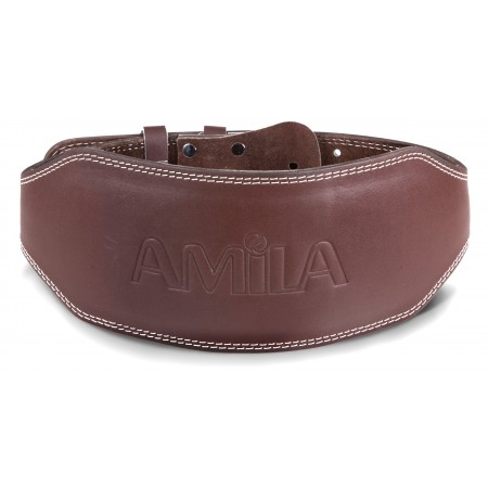 Amila Ζώνη ’Ρσης Βαρών Amila Δερμάτινη Καφέ B Quality L 