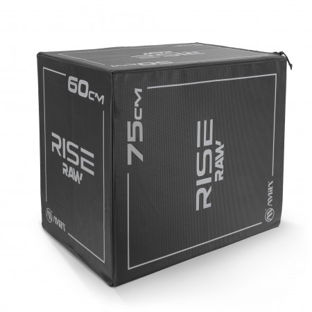 Amila Πλειομετρικό Κουτί Plyo Box Raw Rise 50X60X75 Cm - Μαύρο 