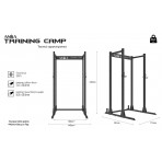 Amila Κλωβός Δύναμης Amila Power Rack Compact Training Camp (95200)