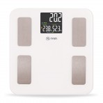 Amila FITBODY 5 Ζυγαριά Smart με Λιπομέτρηση Λευκή