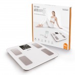 Amila FITBODY 5 Ζυγαριά Smart με Λιπομέτρηση Λευκή
