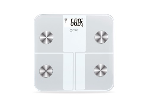 Amila Ζυγαριά Smart Fit Body 4R - Λευκό (95363)