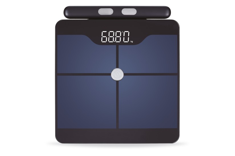 Amila Smart Fit Body 8 Ζυγαριά Μπλε Σκούρο, Μαύρη