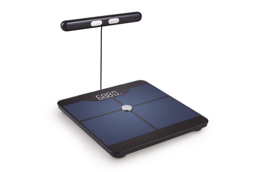 Amila Smart Fit Body 8 Ζυγαριά Μπλε Σκούρο, Μαύρη