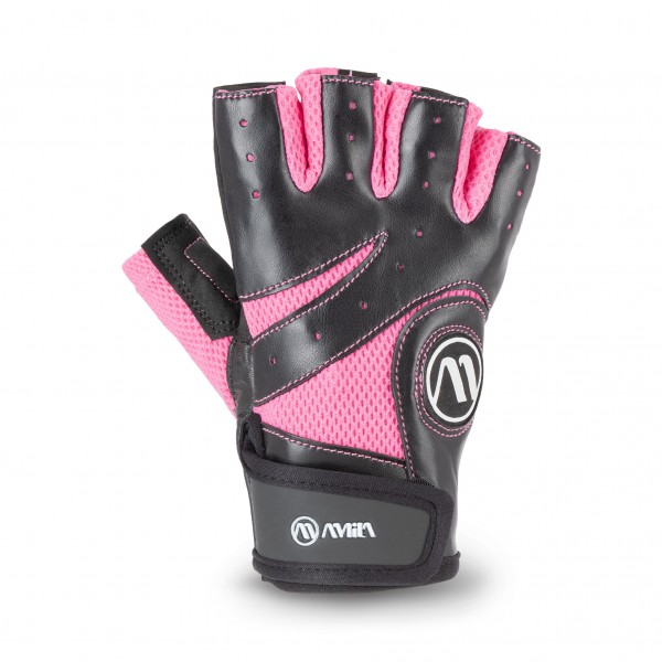 Amila Weight-Liftinggloves Ροζμαύρο M (95602)