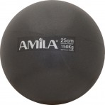 Amila Μπάλα Γυμναστικής Amila Pilates Ball 25Cm Μαύρη (95816)