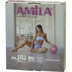 Amila Μπάλα Γυμναστικής Amila Pilates Ball 25Cm Μαύρη (95816)