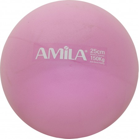 Amila Μπάλα Γυμναστικής Amila Pilates Ball 25Cm Ροζ 